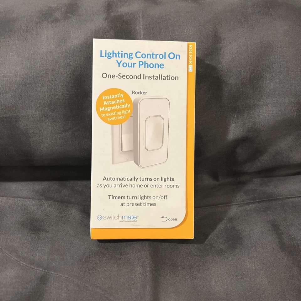 Lote de 4 Interruptor de Luz Inteligente SwitchMate Snap On Interruptor Blanco Modelo RSM001W Foto 1 de 4