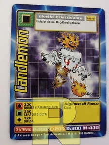 Candlemon MB-41 ® 1ª EDIZIONE ® Digimon BanDai 1999 ® Italiano ® Good- - Picture 1 of 3