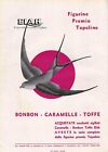 1937 * Pubblicità Originale "Elah Caramelle - Tip. Treves, Premio Figurine, Fucs