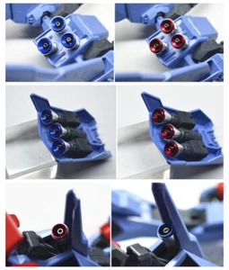 Juego de piezas de metal para figura roja MG 1/100 MSF-007 Reborn One Hundred MK-III GDM - Imagen 1 de 2