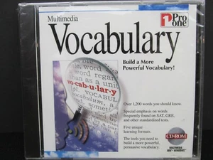 Multimedia Vocabulary, PC, CD-ROM, IBM Windows, Pro One, '96, New in Shrink Wrap - Picture 1 of 2