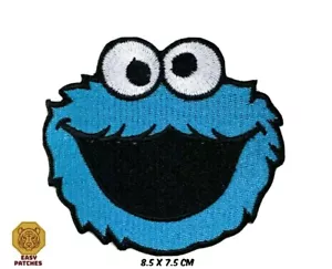 Parche Monstruo de Galletas de Sésamo Street Bordado Hierro/Coser Ropa Insignia - Imagen 1 de 1