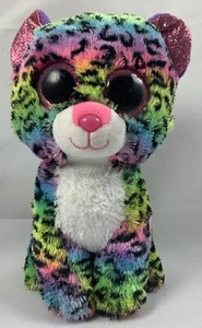 Ty Beanie Boos Dotty Regenbogen Leopard Glubschi Plüschtier Kuscheltier 22,5 cm - Bild 1 von 9