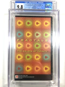CGC Graded 9.8 Fractals: The Colors of Infinity VHS 1997 Arthur C. Clarke NEW A+ - Foto 1 di 4