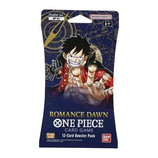 One Piece CCG Romance Dawn Booster Pack Card Game - 12 Cards per Pack, 26 Pack per Box