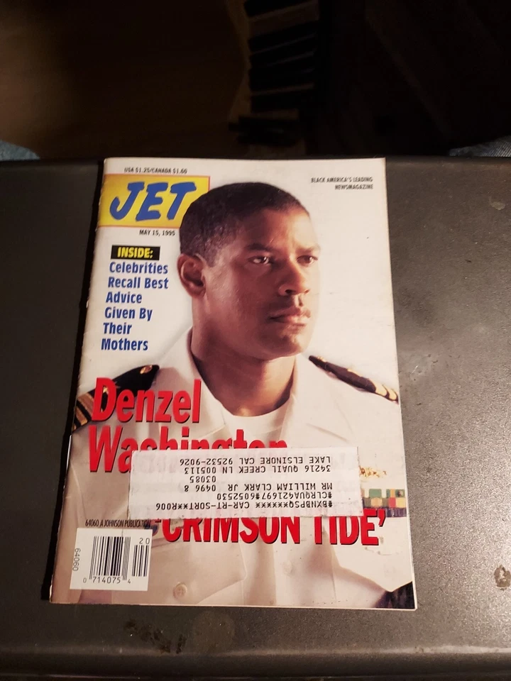 JET Magazine May 15, 1995 Denzel Washington Crimson Tide Sugar Ray Leonard - Image 1 of 1