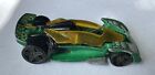 Vintage 2001 Mattel Hot Wheels Car - Open Road-Ster Green Snake Dragon RARE