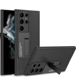 Samsung S23 Ultra Case with Built-in Holder Stand, PU Leather Slim Protective - Picture 1 of 6