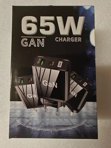 65W GaN Travel Fast Charger Charging Wall QC3.0 PD 33W for Mobile Phone Laptop - Picture 1 of 6