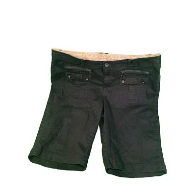 Pantalón Corto Carga Lane Bryant Venezia Negro Talla 22 Foto 1 de 4
