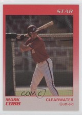 1989 Star Clearwater Phillies Mark Cobb #7