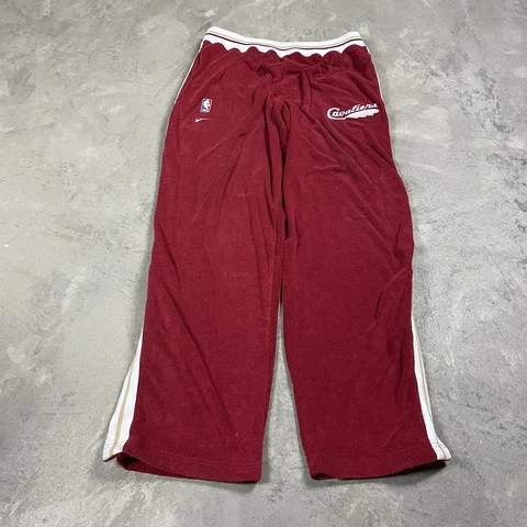 VTG NIKE VELOUR TERRY TOWEL Cleveland Cavaliers Warm Up Pants Rewind L 2000s Cover