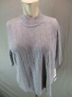 NWT Koret Size XL(18-20)Youth Gray Short Sleeve Cable Knit Jumper T-Shirt GR6379