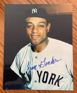 JESSE GONDER dec. 2004 auto signed autograph 8x10 photo New York Yankees 1960-61 - Picture 1 of 1