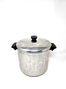 Revere Ware 1801 8 Qt Stock Pot Stainless Steel Bottom with Lid Clinton, Ill - Picture 1 of 6