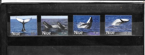 NIUE 2010. HUMPBACK WALES. SET. MINT FULL GUM. AS PER THE SCAN Cover