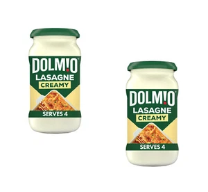 2 x 390g Dolmio Lasagne Creamy White Sauce - Picture 1 of 7