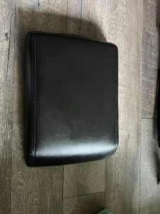 03-07 Hummer H2 Interior Leather Center Console Lid Black Very Nice - Picture 1 of 11