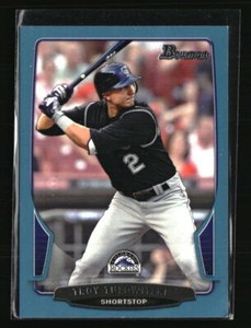 Troy Tulowitzki 2013 Bowman Blue /500 #79 Baseball Card