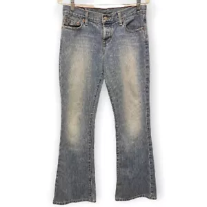 Abercrombie 2 Short Vintage Flare Button Fly Women’s Jeans, 8.5” Rise Y2K - Picture 1 of 10