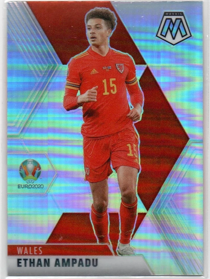 2020-21 Panini Mosaic UEFA Euro SILVER #197 Ethan Ampadu WALES parallel 49 - Image 1 of 1