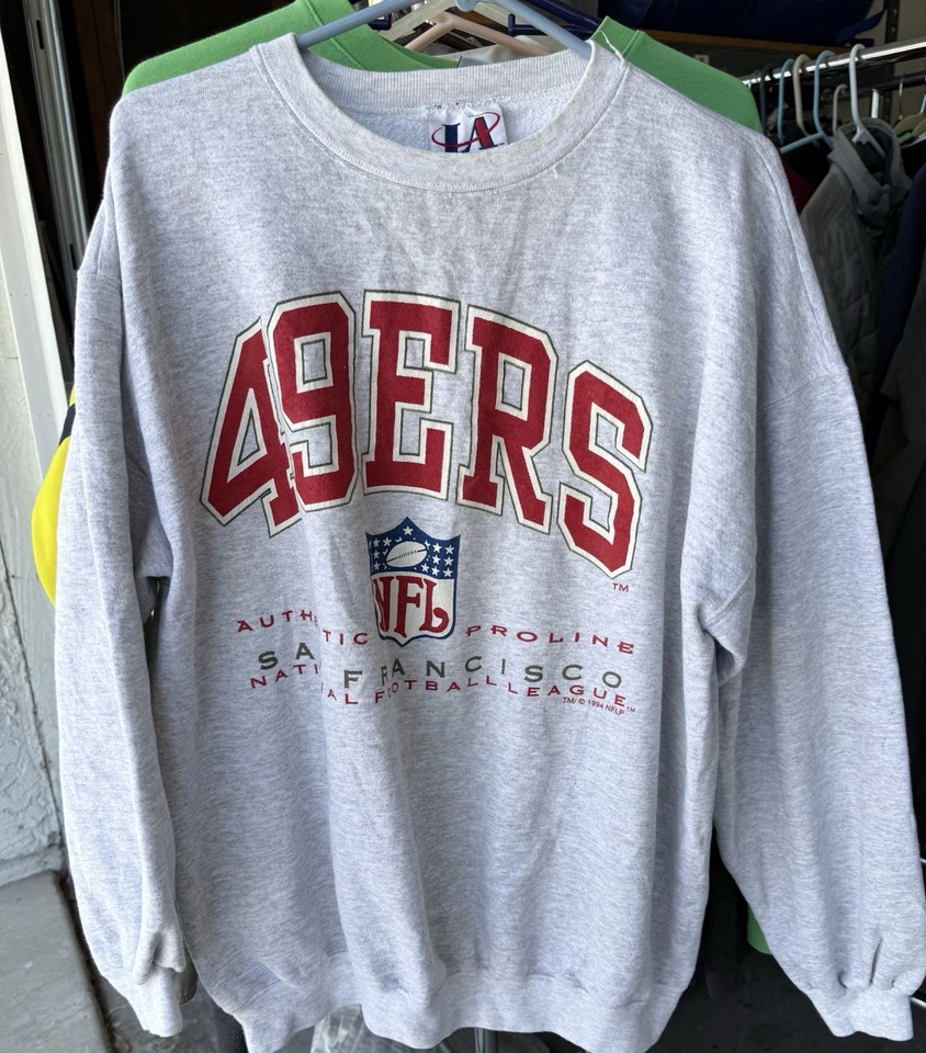 Suéter Atlético San Francisco 49ers Vintage Logo NFL Talla Grande Foto 1 de 1