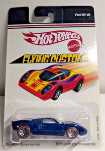 2006 Hot Wheels Flying Customs Ford GT-40 Dark Blue Redline 5SP – Target – NEW - Picture 1 of 13