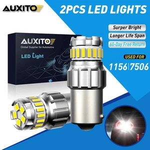 AUXITO 1156 23SMD LED Parada Trasera Freno Respaldo Bombillas de Luz Inversa Xenón Blanco - Imagen 1 de 11