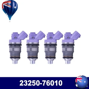 4x 23250-76010 inyectores de combustible OE para Toyota Previa Estima 1991-1997 2,4 L 2TZFE - Imagen 1 de 7