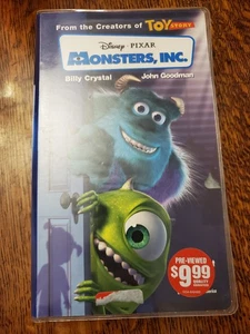 Monsters, Inc. (VHS, 2002, Clam Shell)  - Picture 1 of 3