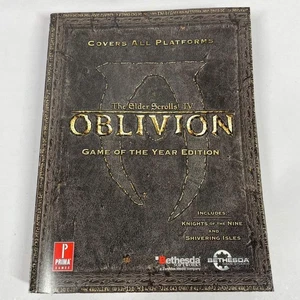 Elder Scrolls IV: Oblivion-GAME OF THE YEAR EDITION Strategy Guide Book By Prima - Picture 1 of 6