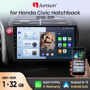Carplay Android 13 For Honda Civic Hatchback 2005-2011 Car Stereo Radio GPS SWC - Picture 1 of 19