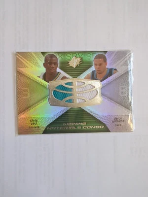 2008-09 SPx - Combo de materiales ganadores #WMC-PW Chris Paul, Deron Williams (MEM) Foto 1 de 2
