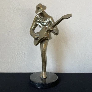 20th c. Ed Dwight African American Sculptor "Blue Note" Bronze Sculpture ed. 150 - Picture 1 of 13