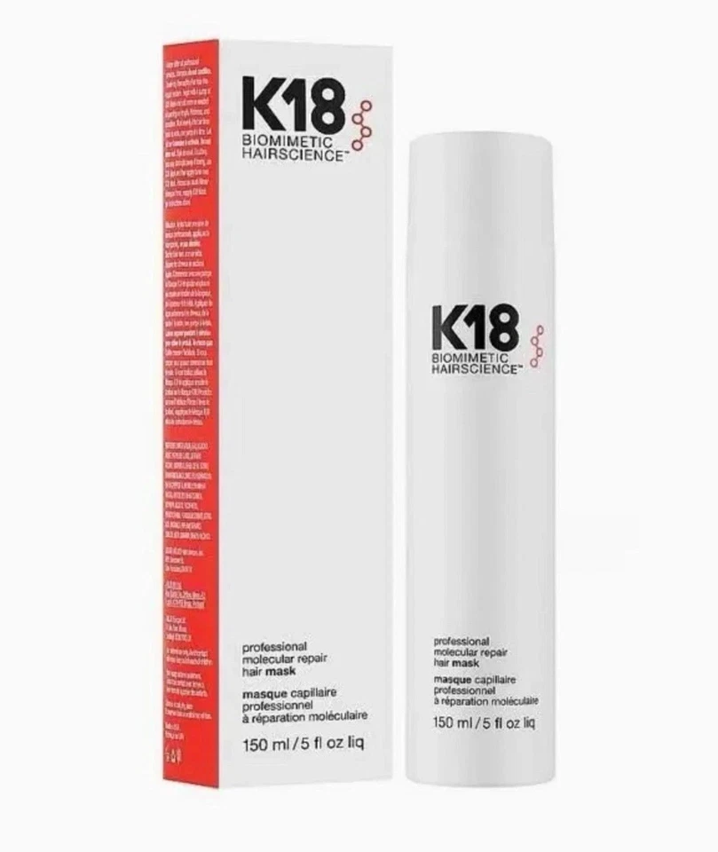K18 Biomimetic Molecular Repair Hair Mask Professional 150ml/5oz **New In Box** - Image 1 of 1