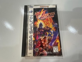 Night Warriors: Darkstalkers Revenge (Sega Saturn) Complete w Manual Reg Card VG