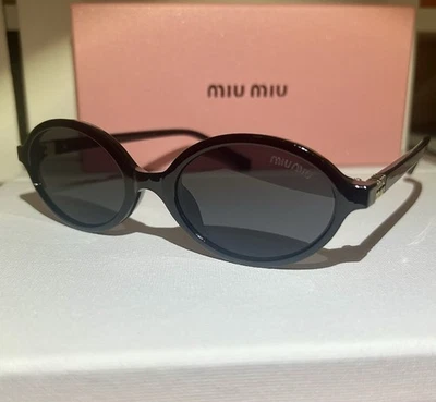 Gafas de sol para mujer MIU MIU MU 04ZS 1AB5S0 negras grises 50 mm Foto 1 de 4