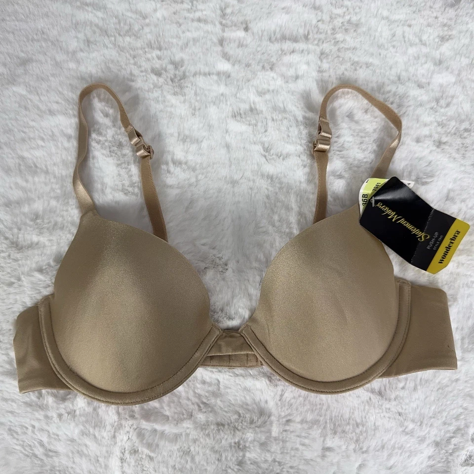 New Wonderbra 7941 Plunge Push Up For Full On Cleavage Bra 34d Statement Makers - Image 1 of 1