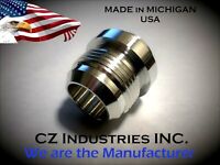 ICT Billet Straight 6AN Orb to 5/16 Hose Barb Fitting Adapter 6AN to 5/16 Hose Barb Connector Fluid Designed & Manufactured in the USA Bare Aluminum F060312BA 