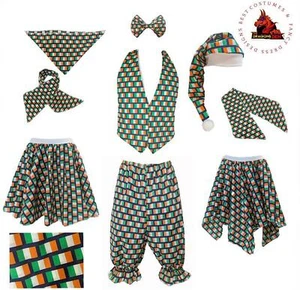 Adults Ireland Flag Irish Football Rugby Supporters St Patricks Fancy Dress - Picture 1 of 40