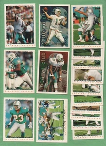 1995 Topps Football MIAMI DOLPHINS Complete Team Set - Picture 1 of 1