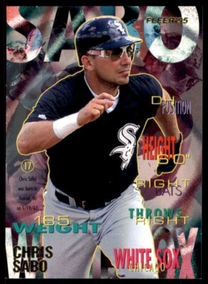 Actualización Fleer 1995 #U-38 Chris Sabo Foto 1 de 2