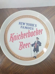 Vintage Knickerbocker Beer Metal Serving Tray New York's Famous 12" Frosty Dry - Picture 1 of 7