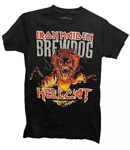 Iron Maiden X Brewdog Beer Brewery Hellcat T Shirt Men’s S Collaboration Metal - Picture 1 of 5