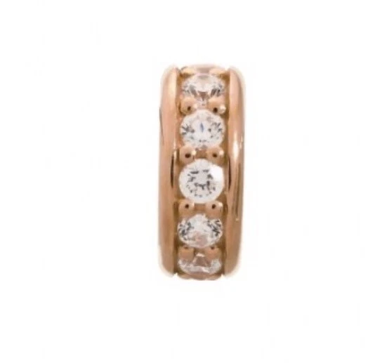 JLO By Endless Jewelry White Dreamy Dot Rose Gold Plated Sterling Silver #2600-4 - Image 1 of 1