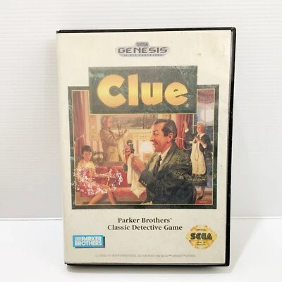 Clue + Box & Manual - Sega Genesis - Tested & Working - Free Postage - Image 1 of 4
