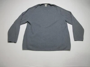 Merona Mens Pullover Tight Knit Crew Neck Sweater Long Sleeve Size XL Gray - Picture 1 of 6