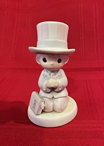 God Bless THe U.S.A. Figurina Momenti Preziosi Enesco Porcellana # 527564 Vintage - Foto 1 di 12