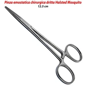 Pinza di bloccaggio dell'arteria emostatica chirurgica dritta mosquito Halsted - Imagen 1 de 5
