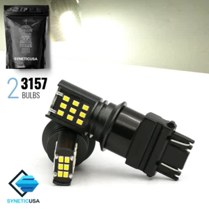 Syneticusa:3157/4157NA Daytime Running 2016-Chip 6000K White 24-LED Light Bulbs - Bild 1 von 9